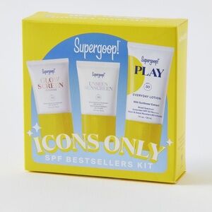 Supergoop! Icons Only SPF Best Sellers Sunscreen Starter Kit